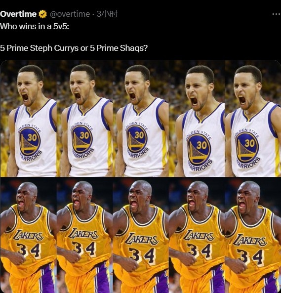 官方入口-5个鲨鱼对阵5个库里谁赢？奥尼尔：库里赢&amp;他没有弱点 我罚球不行