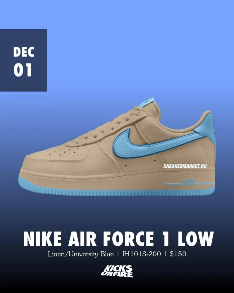 开云app-颜值如何？亚麻色&amp;amp;淡蓝色科比联名空军1号将于12月上市